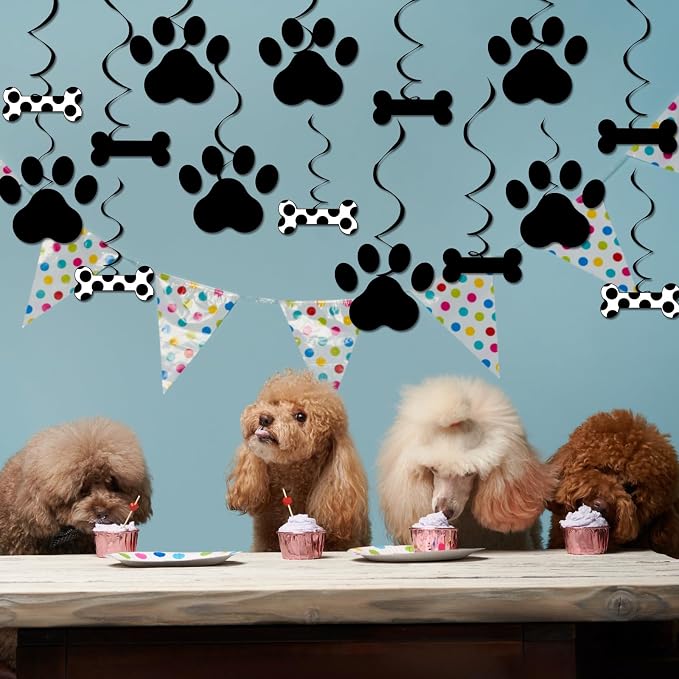 60PCS Dog Birthday Party Decorations Puppy Birthday Decorations Dog Party - Image 7