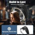 Freestanding Infrared Hair Hood Dryer with Digital Control - 6-Temp Salon Hair Steamer & Processor for Home/Professional Use | Mobile Base, Adjustable 55"-65" Pole, US Plug