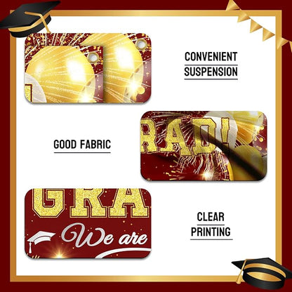 Graduation Banner Decorations | Class of 2026 Congrats Grad Banner Yard Outdoor - Image 3