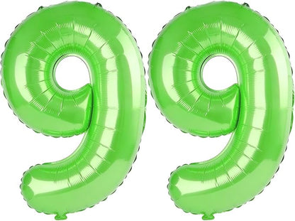 40 Inch Number 99 Balloons for 99th Birthday Party Decorations, 0-100 Fruit by FOBELEC