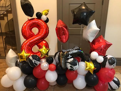 Number 9 Balloons 40 Inch Red Balloon - Image 4