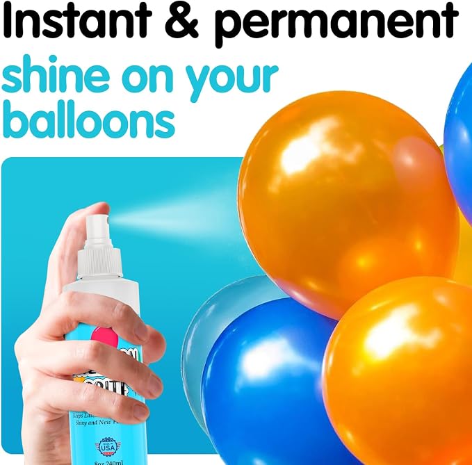 Balloon Shine Spray 8 oz — Single-Event Hi-Gloss Pump - Image 3