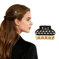 2026 Premium Durable Hair Claw Clip for Women, Original Italian Designed Strong Grip Hair Clips for Normal Fine Thin Hair, No Slip Jaw Clips with Gift Box for Christmas Birthday Girls, 1.2 Inch Black
