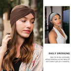 DRESHOW Headbands for Women Girls Vintage Headband Knotted Headwraps Criss Cross Hair Bands Accessories