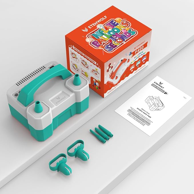 ETENWOLF Electric Balloon Pump for All Balloons | Balloon Inflator for Birthday - Image 8