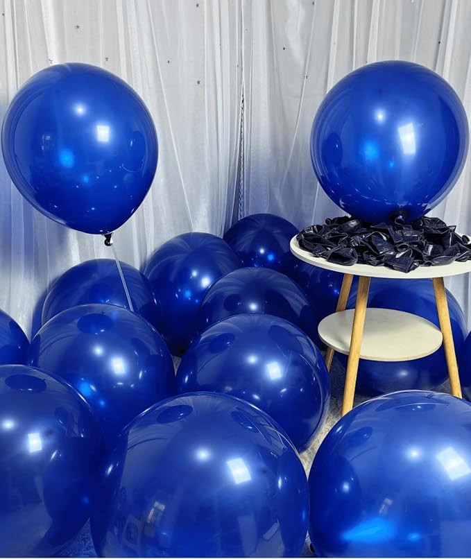 90 Pack Navy Blue Balloons 18 Inch Royal Navy Blue Big Balloons - Image 6