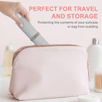 Oversize Silicone Heat Resistant Mat, Portable Travel Mat Cover with Velcro for Curling Irons, Flat Irons, Hair Straightener and Hot Hair Styling Tools(14.2" x 11")