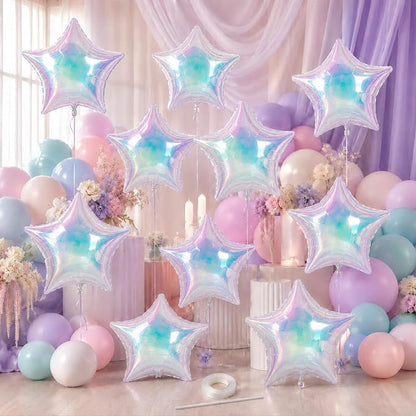 Iridescent Star Balloons, Baby Shower, Graduation, Engagement and Anniversary by BIAPIAN