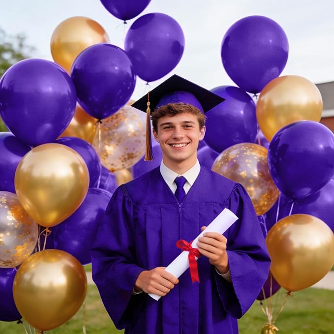 110pcs Purple Balloons 12 inch - Image 5