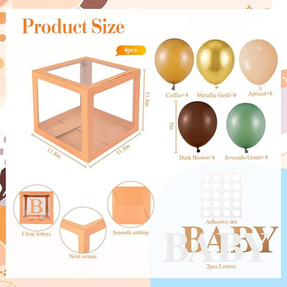 Zhanmai baby Boxes for Bear Baby Shower Decoration - Image 2