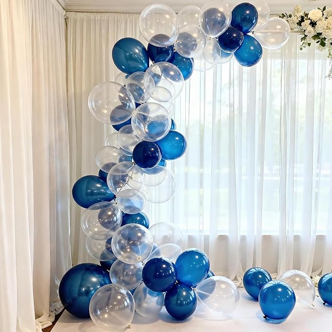 50pcs Clear Balloons, 12inch Transparent Latex Party Balloons | Balloons - Image 7