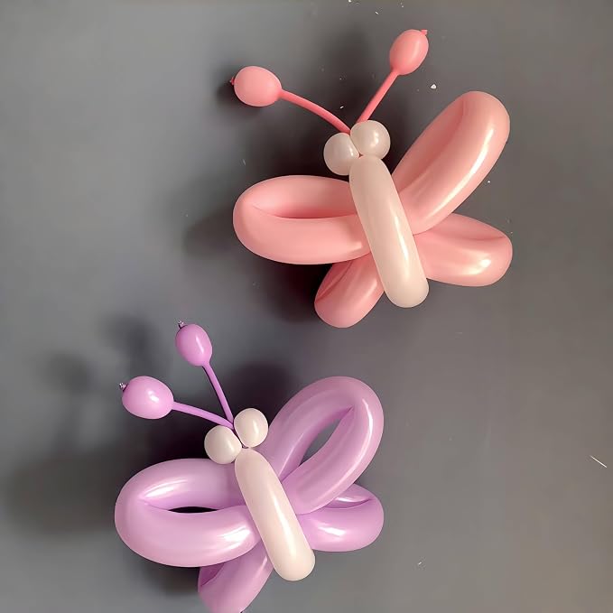 Butterfly Balloon Arch Kit, Metallic Pink Cream Balloons Foil Balloons - Image 7