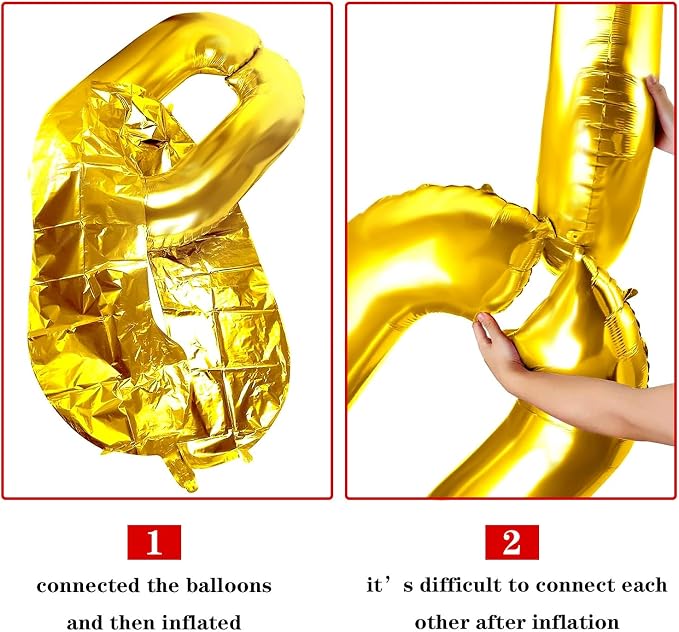 Foil Chain Balloons Jumbo Chain Balloons - Image 3