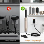 5 in 1 Blow Dryer Brush Set,Hot Air Styler Negative Ion Air Curling Wrap Air Curler, Round Brush Blow Dryer Curling Iron Hair Styling Tools Gift for Dry,Volumize, Straight,Curl,100-120V