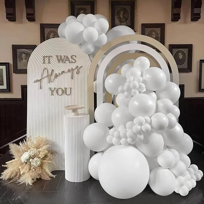 FOTIOMRG 120pcs 5 inch White Balloons, Small White Latex Party Balloons Helium - Image 5