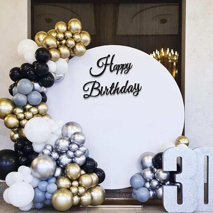 TONIFUL Happy Birthday Sign for Backdrop - Image 5