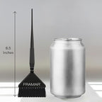 Framar Root Repair Hair Color Brush Set - Hair Dye Brush Kit, Hair Coloring Brushes For Hair Stylist, Tint Brushes for Hair Color, Extra Control Near Scalp - 2 Pack Black