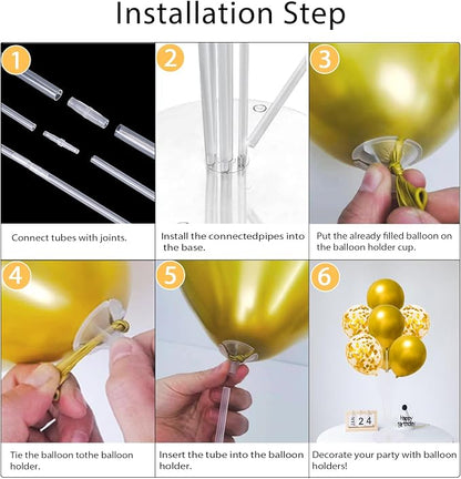 6 Set Balloon Stand Kit for Table Centerpieces - Image 7
