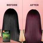 Reshma Beauty 30 Minute Henna Hair Color Infused with Organic Henna Lawsonia Inermis 100% Gray Coverage for Soft, Shiny Hair, Plant-Based Hair Dye—1.05 oz Pack of 1 (Burgundy)
