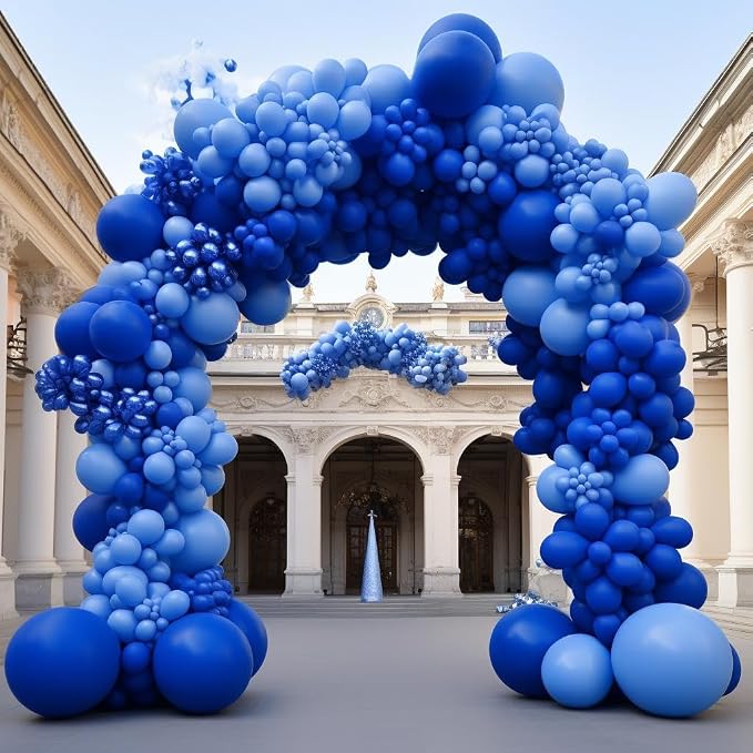 KBZVNAF Royal Blue Latex Party Balloons 50 Pack 12 inch | Blue Helium Matte - Image 3