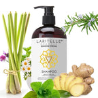 Laritelle Diamond Strong Organic Shampoo – Hair Growth & Strengthening – Sulfate-Free, Cedarwood & Botanicals – Prevents Thinning & Breakage – Made in USA – 17.5 oz