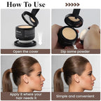 Instant Hairline Powder, Root Touch Up Hair Color for Gray Coverage and Thinning Hair, Root Cover Up Conceals Hair Loss & Bald Spots, Natural and Non-Greasy Hair Color for Women & Men, Light-Blonde