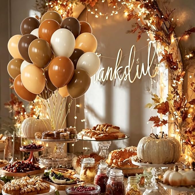Brown Party Balloons - Image 2
