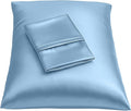 BLISSFORD Luxury Satin Pillowcase for Hair – King Satin Pillowcase with Zipper, Jewel Blue (Pillowcase Set of 2)