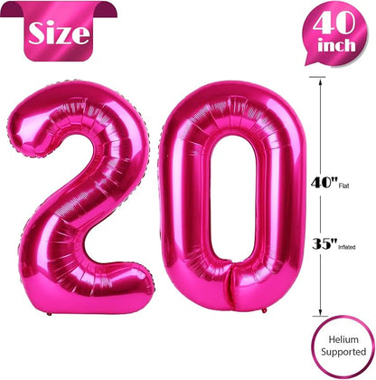 Hot Pink 20 Balloon - Image 5