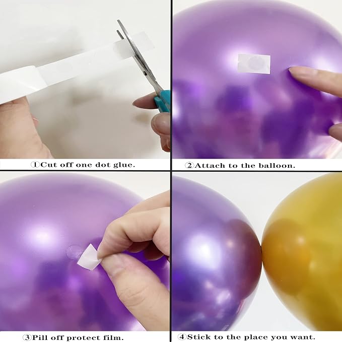 100 Pack 12 Inch Bright Chrome Metallic Latex Helium Birthday Balloons | Perfect - Image 4