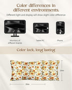 2 Pack Mulberry Silk Pillowcase for Hair and Skin - Standard Size 20 x 26 Inches with Hidden Zipper Sunflower 19 Momme Soft Sleeping Silk Pillow Case for Women, Moms