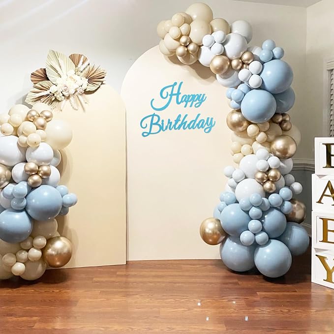 TONIFUL Happy Birthday Sign for Backdrop - Image 5