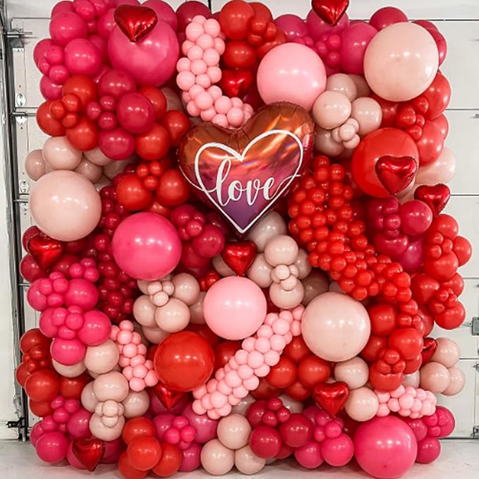 Awenztech 120pcs 5 inch Red Latex Balloons | Baby Shower, Birthday Party - Image 5