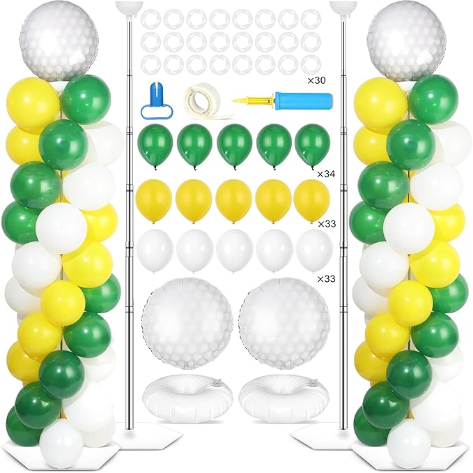 2 Sets Golf Balloon Column Stand Kit by Naozinebi