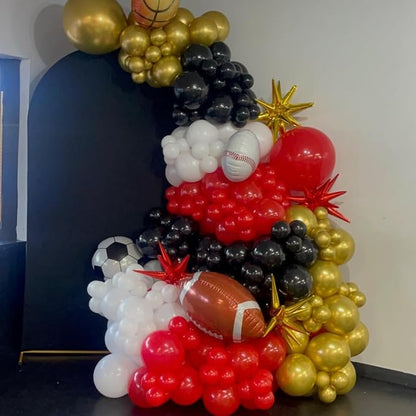 Red Gold Black Balloons - Image 3