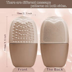 XHJRI Ice Face Roller Massager,Ice Cube Roller for Face, Eyes and Neck Naturally Conditioning and Skin Care,De-Puff Eye Bags,Reduce Migraine Pain,Reusable Massage Silicone Ice Mold (New Coffee)