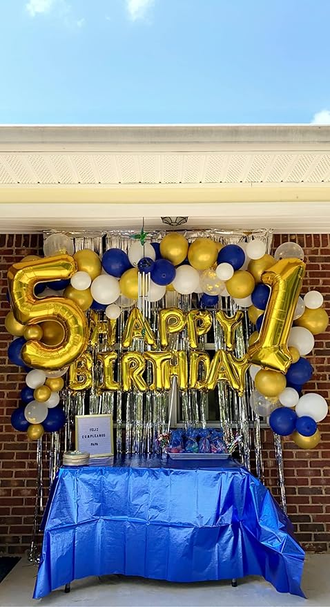 50 Balloon Number for 50th Birthday Decorations Women Men Party, Inflation - Image 2