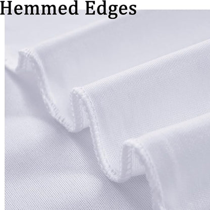 40ftx8ft Wrinkle Free White Backdrop Curtains - Image 5