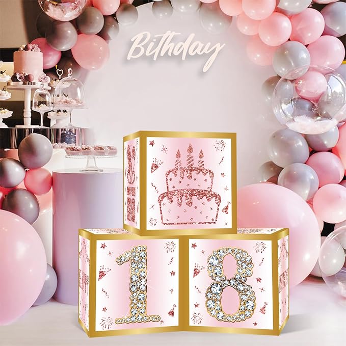 DataMoon 18th Birthday Decorations Boxes - Image 3