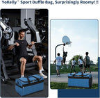 Gym Bag 20 inch Sport Duffle Bag for Men - 40L Weekender Duffel Bag for Travel - Royal Blue