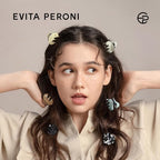 EVITA PERONI Small Hair Clips, Mini Hair Clip for Hair, Little Tiny Claw Clips for Women Girls Half Updo, Mint Blue