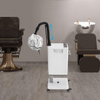 Nano Ionic Hair Steamer Machine - 500W Professional Hair & Scalp Care with 6 Modes Hair Color Processor, Adjustable Temp 32-140°F, 1000ml Tank, for Home & Salon Use (White)