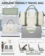 Gym Bag Womens,Travel Duffel Carry on Bag Sport Tote Bag Weekend Overnight Bag