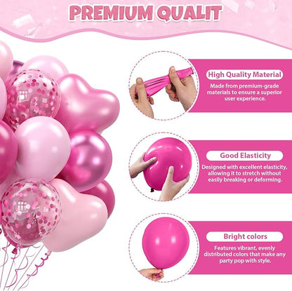Hot Pink Balloons - Image 3