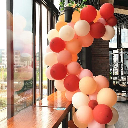 12 Inch Coral Coral Red Balloons, Baby Shower, Graduate Party Decorations - Image 3