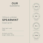 VINEVIDA Spearmint Essential Oil - 16 oz - Undiluted - DIY Candle Scents - Bulk for Soap Making & Skin Safe