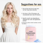 Hair Bleaching Powder 500g,High Performance Up to 8 Levels of Lift for Hair Highlights & Lightening