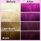 MOEHAIR Semi-Permanent Hair Color | Magenta Hair Dye 8 Oz | Voodoo Highest Love Magenta Hair Color | Temporary Hair Dye for Dark Hair | No Ammonia, Sulfate or Paraben