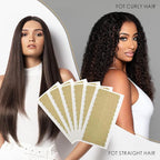 Lacer Hair Extension Tape Tabs 72 Pieces Double Sided Replacement Tape for Hair Extensions, 1.6 x 0.31 Inch (4 * 0.8cm)