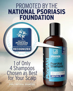 Sphagnum Botanicals Psoriasis Shampoo with Salicylic Acid – Natural Scalp Treatment for Dry, Itchy, Flaky Scalp with Menthol & Peat Mud – Sulfate-Free, Gentle Formula – 8.45 fl oz